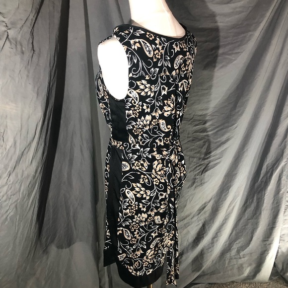 Ann Taylor Black and Cream Floral Dress - Picture 14 of 15